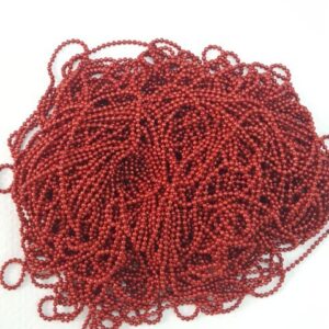 Ball Chain red colour 0 size