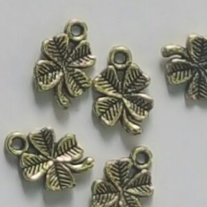 Antique Metal Leaf and Charms
