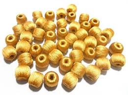 gold wrapped beads