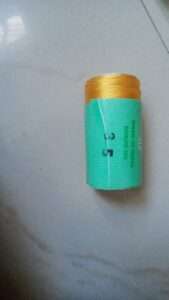 Silk Thread Yellow colour code 35 Nandi brand