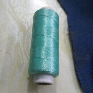 Silky thread bluish green