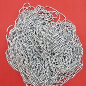 0 Size Ball Chain Silver