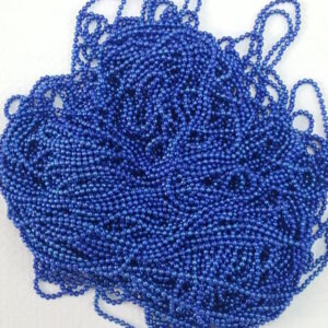 Dark blue ball chain