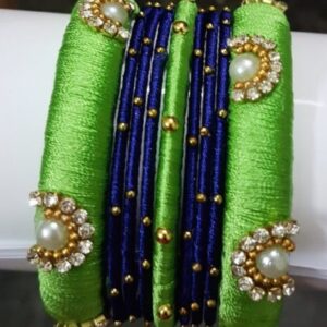 green n blue bangles