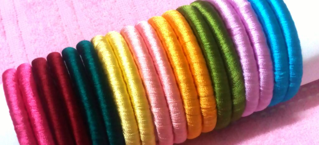 wrapped 10 mm bangles