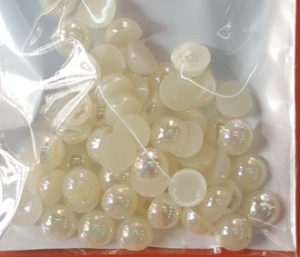 Half cut pearls