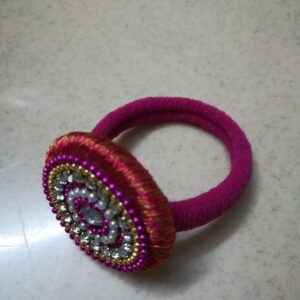 silk thread rubber band by Srilekha