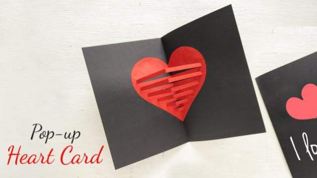 DIY Pop – up Heart Card – SilkThreadMaterials.com