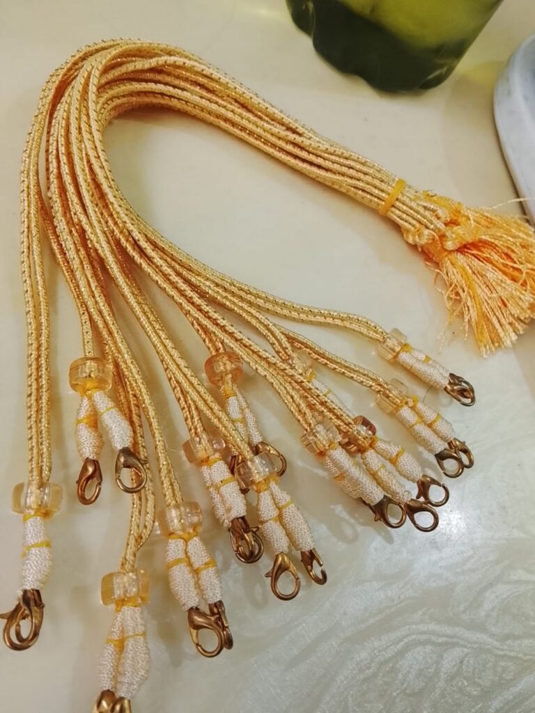 Necklace back rope