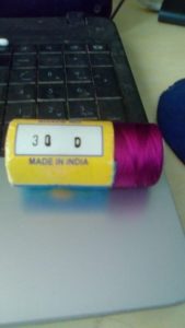 30 D silk thread pink