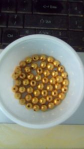Metal beads 8mm
