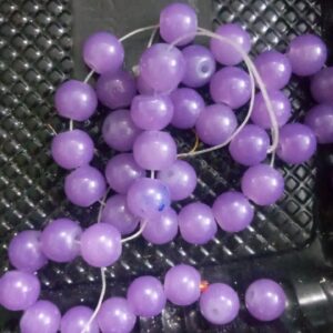 Glass beads 8mm - light violet