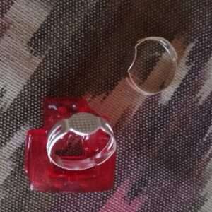 Silver finger ring base