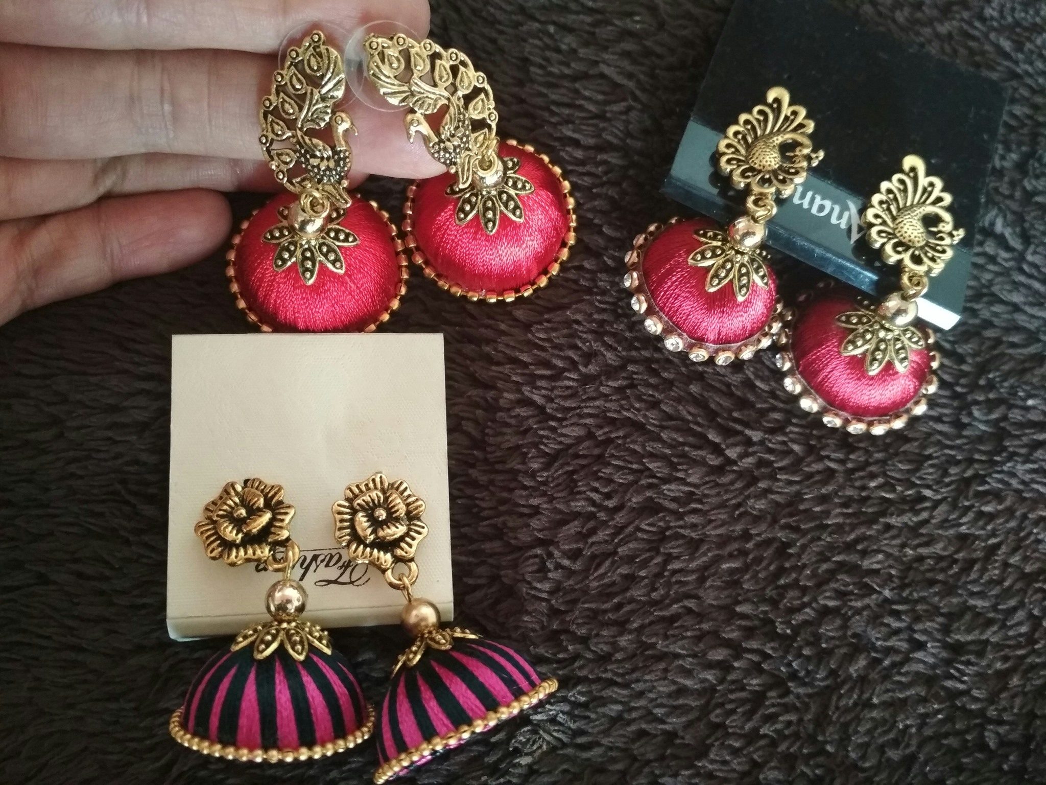 Buy Handmade Elegant Mirror work party wear earrings – Aesthetics Designer  Label