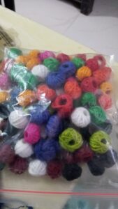 cotton thread beads