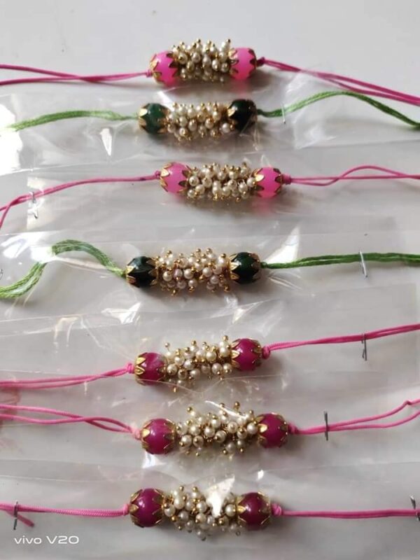 Glass beads loreals rakhis