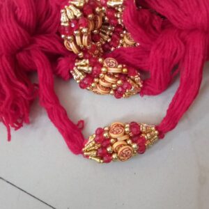 Red thread Om rakhi