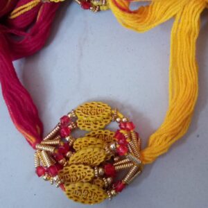 Red and yellow thread mere bhaya rakhi