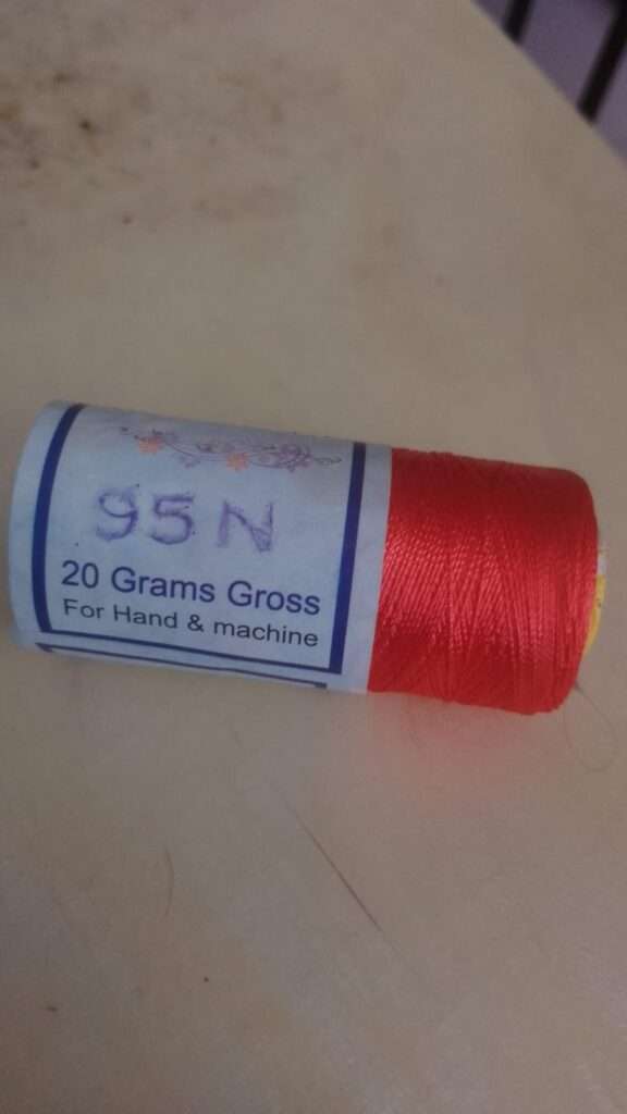 Gold Coin Peach silk thread 95N