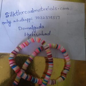 Fimo beads multicolour string