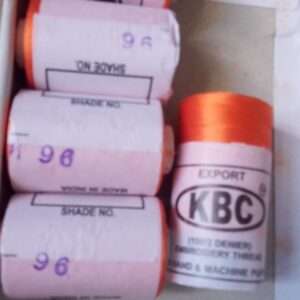 Silk Thread Orange colour - 96 kbc brand