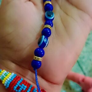 Evil eye beads rakhi
