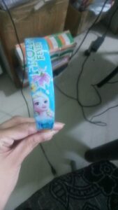 Frozen princess fancy hair band 20mm - blue