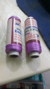 Silky thread purple