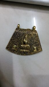 Antique Gold Pendant goddess