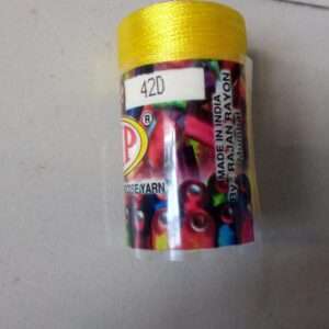Yellow silk thread 42D BIP brand