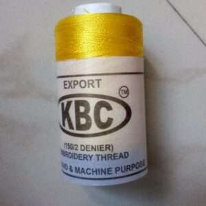 Yellow silk thread 42 kbc brand