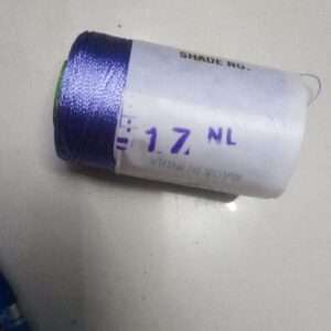 Double bell Violet or purple silk thread spool code 17NL