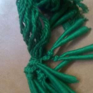 Necklace dori dark green