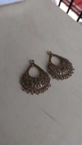 Antique drop shape bases for earrings