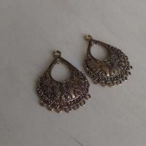 Antique drop shape bases for earrings