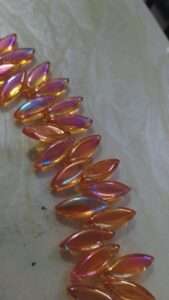 Eye shape beads 20mm long