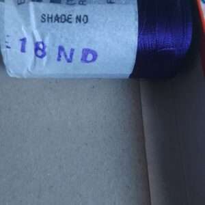 Double bell Violet or purple silk thread spool code 18ND