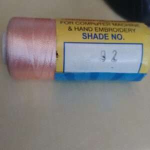 Peach colour silk thread 92 Sun Stroke brand