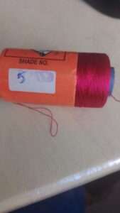 Pink silk thread 5ND Bell brand