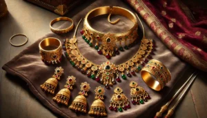 traditional Indian jewelry set