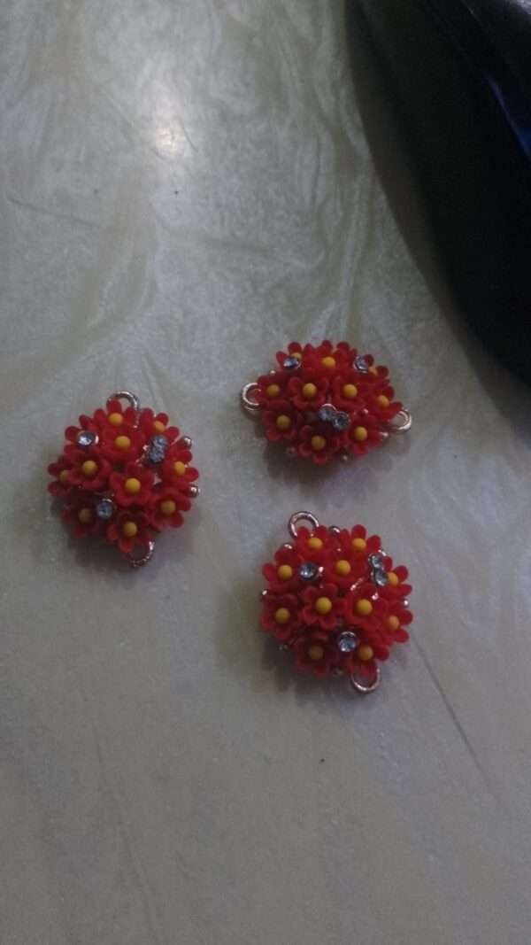 Red flower bases