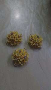 Yellow flower bases