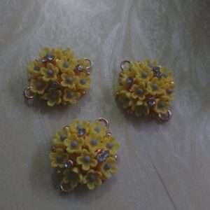 Yellow flower bases