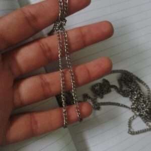 SIlver metal chain