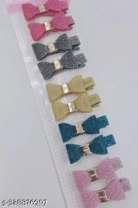 Cute Baby Tie Hair Clips Set Baby Hairpin For Kids Girls