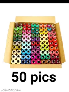 Multicolor Polyester Thread 50 pics in 1 Box