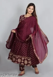 Anarkali Dupatta Set