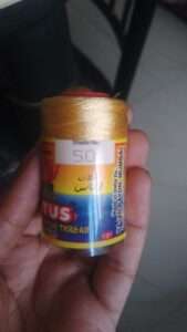 Cream Lotus silk thread