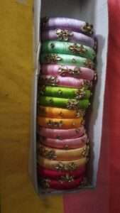 Kids silk thread bangles