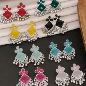 Monalisa stone earrings